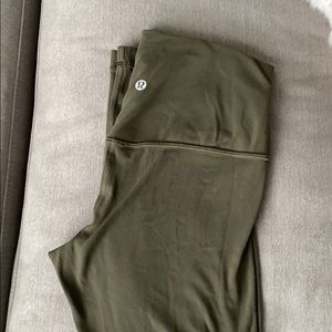 Lululemon Aligns 25” Olive Green